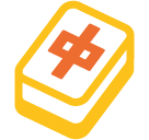 Mahjong Tile Red Dragon Emoji - Hangouts / Android Version