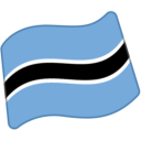 Flag For Botswana Emoji Icon