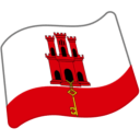 Flag For Gibraltar Emoji Icon
