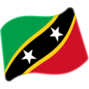 Flag For Saint Kitts And Nevis Emoji Icon
