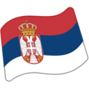 Flag For Serbia Emoji Icon