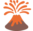 Volcano Emoji Icon