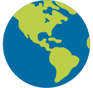 Earth Globe Americas Emoji - Hangouts / Android Version