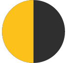 Last Quarter Moon Symbol Emoji - Hangouts / Android Version