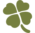 Four Leaf Clover Emoji Icon