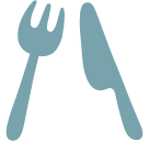Fork And Knife Emoji (Google Hangouts / Android Version)