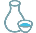 Sake Bottle And Cup Emoji (Google Hangouts / Android Version)