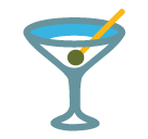 Cocktail Glass Emoji (Google Hangouts / Android Version)
