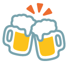 Clinking Beer Mugs Emoji (Google Hangouts / Android Version)