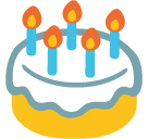 Birthday Cake Emoji - Hangouts / Android Version