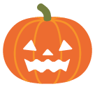 Jack-o-lantern Emoji - Hangouts / Android Version