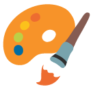 Artist Palette Emoji (Google Hangouts / Android Version)