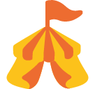 Circus Tent Emoji - Hangouts / Android Version