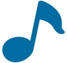 Musical Note Emoji Icon