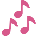 Multiple Musical Notes Emoji - Hangouts / Android Version