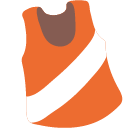 Running Shirt With Sash Emoji - Hangouts / Android Version
