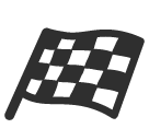 Chequered Flag Emoji - Hangouts / Android Version
