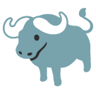 Water Buffalo Emoji - Hangouts / Android Version