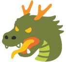 Dragon Face Emoji Icon