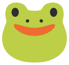 Frog Face Emoji Icon