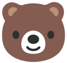 Bear Face Emoji - Hangouts / Android Version