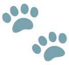 Paw Prints Emoji - Hangouts / Android Version