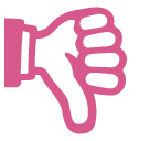 Thumbs Down Sign Emoji Icon