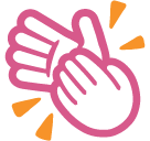 Clapping Hands Sign Emoji Icon