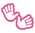 Open Hands Sign Emoji (Google Hangouts / Android Version)