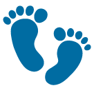 Footprints Emoji (Google Hangouts / Android Version)
