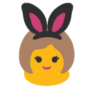 Woman With Bunny Ears Emoji - Hangouts / Android Version