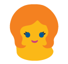 Person With Blond Hair Emoji - Hangouts / Android Version