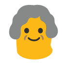Older Woman Emoji Icon