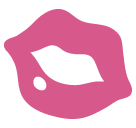 Image result for kissy lips emoji
