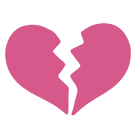 Broken Heart Emoji (Google Hangouts / Android Version)