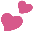 Two Hearts Emoji (Google Hangouts / Android Version)