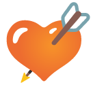 Heart With Arrow Emoji - Hangouts / Android Version