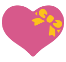 Heart With Ribbon Emoji - Hangouts / Android Version