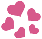 Revolving Hearts Emoji Icon
