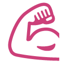 Flexed Biceps Emoji (Google Hangouts / Android Version)