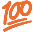 Hundred Points Symbol Emoji - Hangouts / Android Version