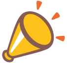 Cheering Megaphone Emoji (Google Hangouts / Android Version)