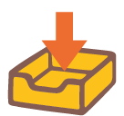 Inbox Tray Emoji - Hangouts / Android Version