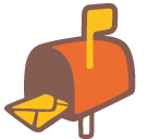 Open Mailbox With Raised Flag Emoji - Hangouts / Android Version