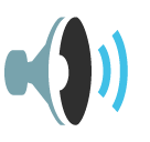 Speaker With One Sound Wave Emoji - Hangouts / Android Version