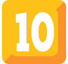 Keycap Ten Emoji (Google Hangouts / Android Version)