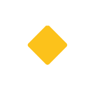 Small Orange Diamond Emoji - Hangouts / Android Version