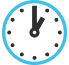 Clock Face One Oclock Emoji (Google Hangouts / Android Version)