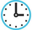 Clock Face Three Oclock Emoji Icon
