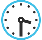 Clock Face Three-thirty Emoji - Hangouts / Android Version